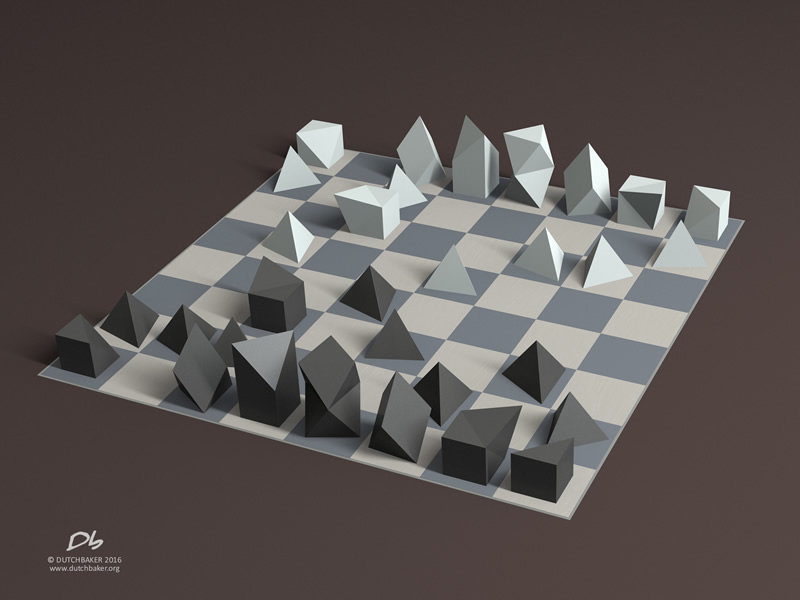Dutchbaker design chess set